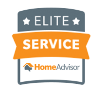 A home advisor elite service badge.